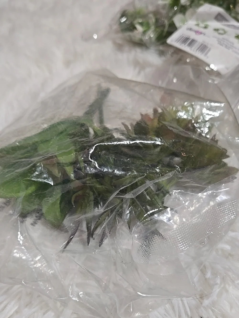 Faux Floral Mini Wreth And Pack Stem Plant Pick Green White Reds Pink Colorful